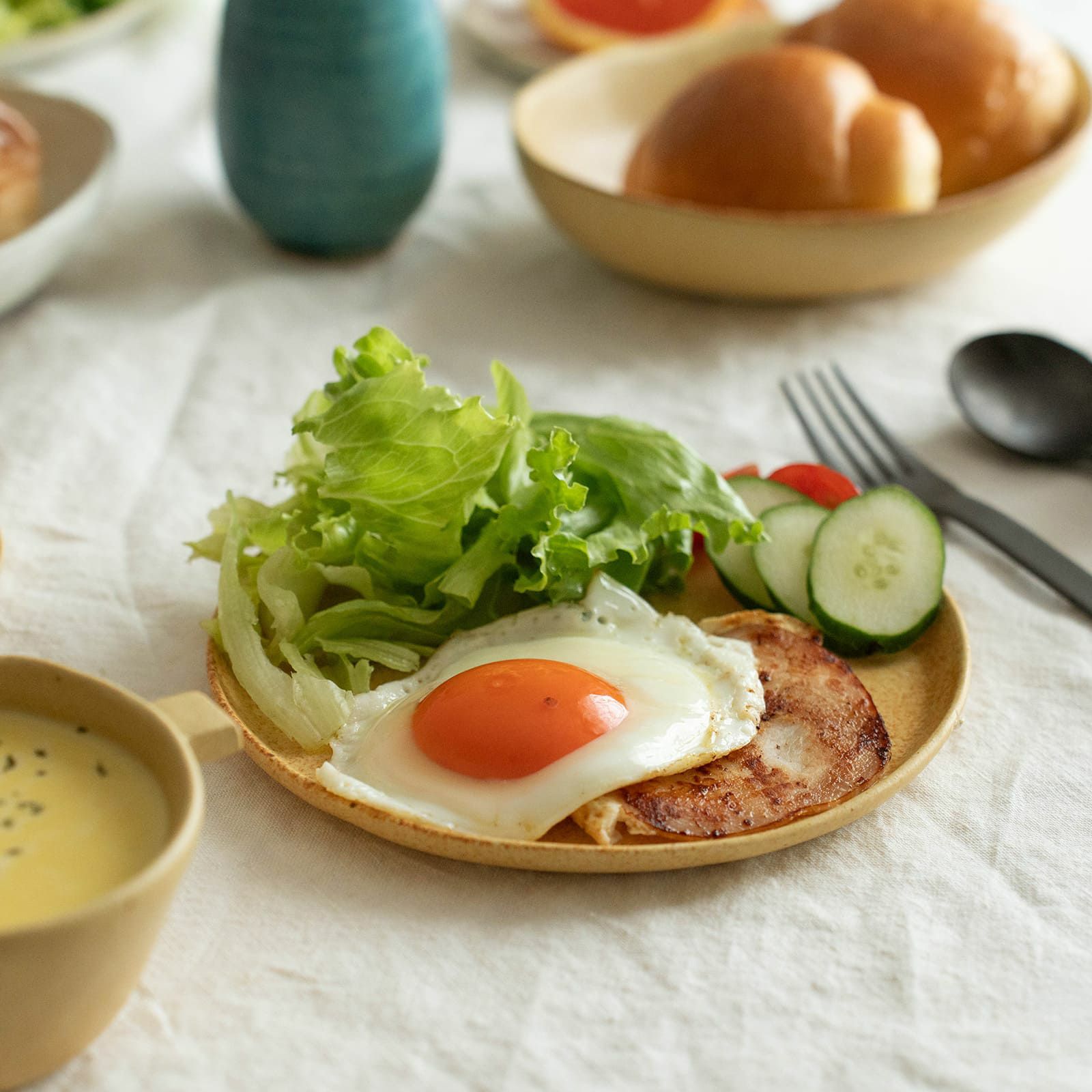 デザインNo.2 ソンベ焼き ヴィンテージ お茶碗 宅配便指定 | シキとサイ
